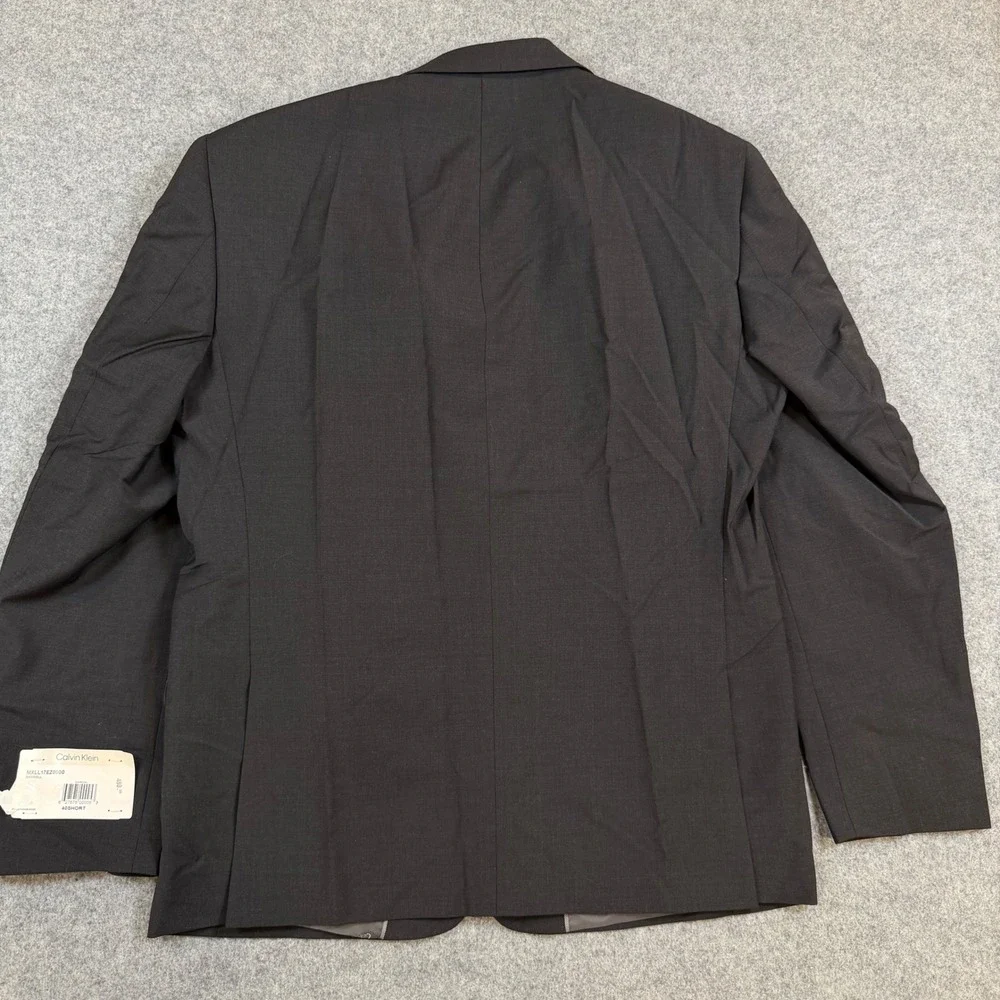Calvin Klein Maxwell Slim Fit Blazer Charcoal Gray 40S MXLL17EZ0000